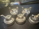 Binks Air Nozzle Caps Used. Price: $30.00.