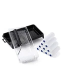 Bates- 4 Inch Foam Paint Roller Set, 15 Pcs, Small Kit, 1X Black New. Price: $23.25.