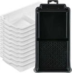 11PC Paint Tray Set 4" Roller With 10 Disposable Liners For Trim & Touch Up New. Price: $15.22.