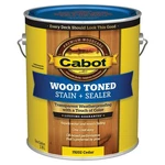 Cabot 140.0019202.007 Exterior Stain,cedar,toned FLAT,1 Gal. 38Y042 New. Price: $54.33.