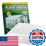 Promore 6 Mil Plastic Sheeting 10X25 Ft Clear, Greenhouse Heavy New. Price: $39.95.