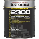 Pc Rust-oleum '2391402 Traffic Zone Striping Paint, Gal., White, Water New. Price: $78.11.