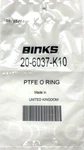 Binks Ptfe O Rings 20-6037-K10 New. Price: $45.00.