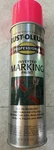 Rust-oleum Professional Inverted Marking Striping 15OZ, Fluorescent Pink Paint New. Price: $16.99.