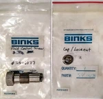 Binks: 54-1076 Cap/locknut & 54-1077 Fluid Control Screw Nos (combo Pack) New. Price: $25.00.