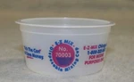 E-z 70003 1/4-PINT Plastic Mixing Cups Box Of 200 New. Price: $47.67.