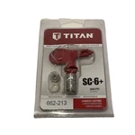 662-213 Titan SC6 + Reversible Spray Tip Red By Tool New. Price: $19.99.