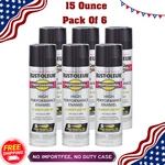 Rust Oleum Professional Enamel Spray Paint Gloss Black 15 Oz 6 Pack High Perfor New. Price: $57.78.