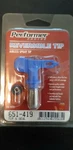 Performer Series Reversible Airless Paint Spray Tip 419 New. Price: $12.00.