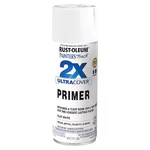 Rust-oleum 334019 Spray . White Primer, 12 Oz, Can, Flat New. Price: $6.99.