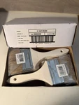 Lot Of 12 - Rubberset 3" Chip Brushes 100% Pure Bristle Item # 99060330 New. Price: $12.99.