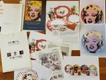1998 Block China Press Kit: Andy Warhol Campbell Soup Marilyn Monroe. Price: $75.00.