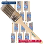 Pro Grade - Paint Brushes 12EA 2" Angle New. Price: $47.99.