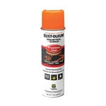 Rust-oleum M1600 Line Marking Paint, Fluoro Orange, 17OZ Aerosol, 12/CT New. Price: $76.38.