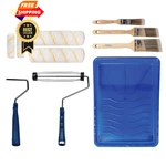Pro Grade Paint Kit, Brush & ROLLER,10 Piece Set, Blue New. Price: $42.99.