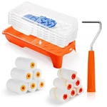 Hanjkinz Paint Roller, 2 Inch Small Kit, 19 Pack, White And Orange New. Price: $14.62.