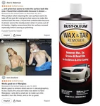 Rust-oleum Wax And Tar Remover 32OZ Road Film Traffic Tfr Paint Prep Liquid New. Price: $24.95.