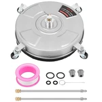 Fahkns 15' Pressure Washer Surface Cleaner With 4 Wheels Stainless Steel Housing New. Price: $127.63.