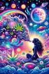 Hippie Hippy Girl Boho 5D Diy Diamond Art Painting Kit Full Drill Wall Decor New. Price: $18.99.