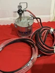 Binks Asme 83C-210 Code Certified Pressure Tank, 2.8 Gallon & Hose New. Price: $780.00.