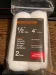 Linzer Mr 102-2 Pro Edge White Woven Mini Rollers With 1/2" Nap, 4" Pk New. Price: $6.50.