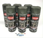Krylon 4293-6 Pack Olive Camouflage Non-reflective Ultra-flat Finish Spray Paint New. Price: $59.99.