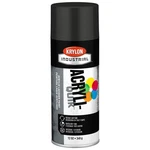 Krylon Industrial K01613A07 Spray Paint,black,semi-flat 54TG81 New. Price: $16.52.