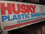 Husky 6MIL Clear Plastic Sheeting 20FT X 100FT Heavy-duty Protection New. Price: $169.00.