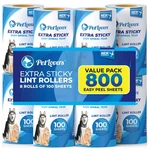 Petlovers Extra Sticky Lint Roller Mega Value Set For Hair Removal, Dog And New. Price: $31.48.