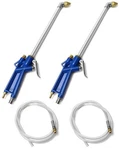 Qwork 2 Set Air Blow Gun Pneumatic Engine Cleaning With 4FT Pcs, Blue New. Price: $26.60.