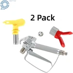 2 Pack Airless Paint Gun For Sprayers 3600PSI W/517 Tip & Guard New. Price: $33.02.