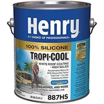 Henry Tropi-cool White Silicone Roof Coating 0.9 Gal. New. Price: $147.45.