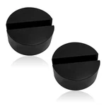 Shmzk 2 Pcs Jack Pads, Heavy Duty Rubber Slotted Pinch Weld Side Frame Black New. Price: $8.02.