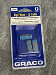 Graco 24F641 Tip Filter, 100 MESH/3 Pack, For All Proshot & Truecoat Sprayers New. Price: $14.99.