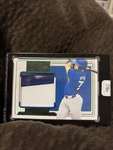 Panini Three And Two Dalton Rushing Green Frame 2/5 Memorabilia Patch Ungraded. Price: $65.00.