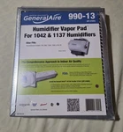 Oem Generalaire 990-13 Evaporator Pad Media Filter For 709 1040 1042 1137... New. Price: $19.99.