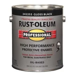 1 Pc Rust-oleum '242253 Interior/exterior Paint, Glossy, Oil Base, Black, New. Price: $117.80.