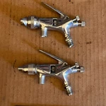 Devilbiss Type EGA-502-390 & 502-395 Conventional Spray Guns Set Of Nice Used. Price: $400.00.
