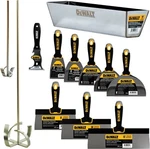 Dewalt Stainless Steel Drywall Taping Knife Set W/ Mixer + Mud Pan DXTT-3-609 New. Price: $197.53.