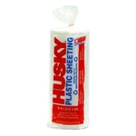Husky 20 Ft. X 25 Clear 4 Mil Plastic Sheeting New. Price: $34.95.