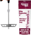 Fermtech 17" Stainless Steel Degassing Whip Stirrer Wand With Paddle Degasser Fo New. Price: $25.10.