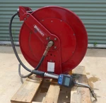 Reelcraft 82075 Omp Spring Return Hose 75' W/ Graco SDP5 Preset Meter Used. Price: $809.10.