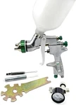 Hvlp Gravity Feed Air Spray Gun With 1.4MM/1.8MM Nozzle, 600CC Cup, 40 Psi New. Price: $44.99.