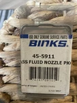 Binks 45-5911 59ASS Fluid Nozzle 4.3MM New. Price: $59.95.