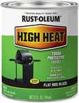 Rust-oleum 7778502 High Heat Brush Protective Enamel Paint, Quart, Flat Bbq Blac New. Price: $38.69.