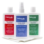 NOVUS-PK1-8 Plastic Clean & Shine #1, Fine Scratch Remover #2, Heavy New. Price: $34.29.