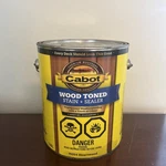 Cabot Heartwood 19204 Toned Deck & Siding Stain, 1-GALLON New. Price: $46.99.