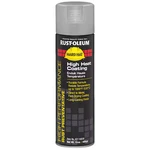 Rust-oleum V2116838 High Temperature Spray Paint, Aluminum, Flat, Solvent, 15 Oz New. Price: $12.15.