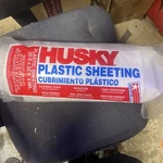 Husky Plastic Sheeting 20 Ft X 25 Clear 4 Mil Thickness Recycled Medium-duty New. Price: $38.99.