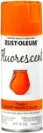 Rust Oleum 11OZ Fluorescent Orange Spray Paint Fast Drying High Visibility New. Price: $15.00.